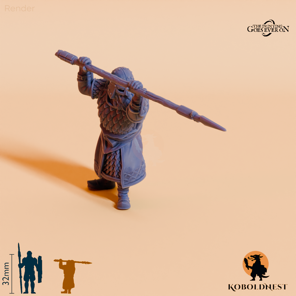 Minenzwerg-Schatzwächter - Speerträger