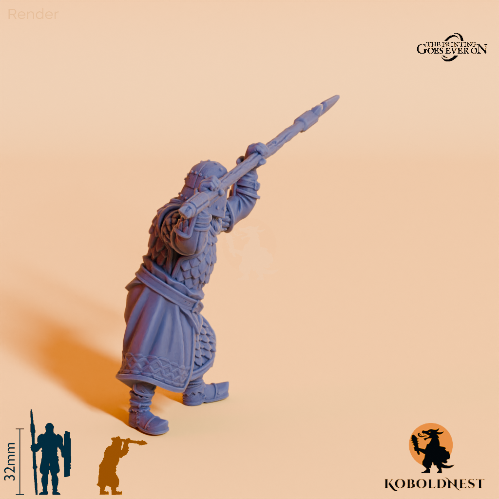 Minenzwerg-Schatzwächter - Speerträger