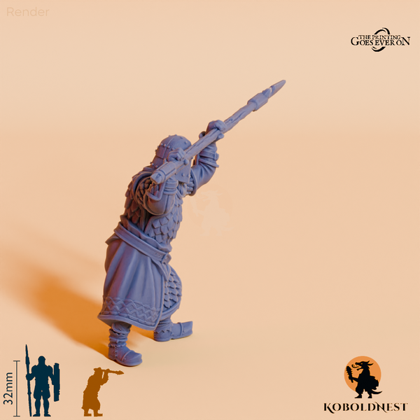 Minenzwerg-Schatzwächter - Speerträger