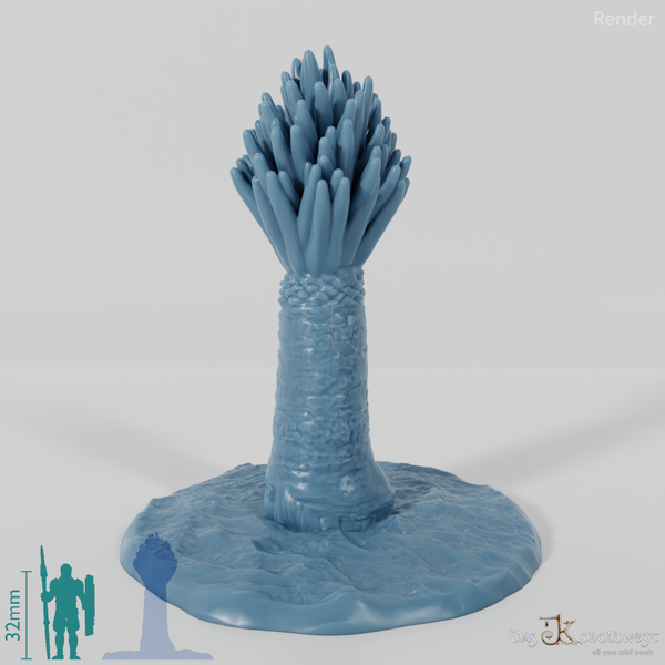 Palm lily with trunk