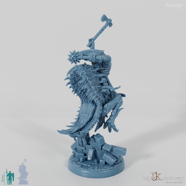 Mountain Goblin Trollhound Rider 06