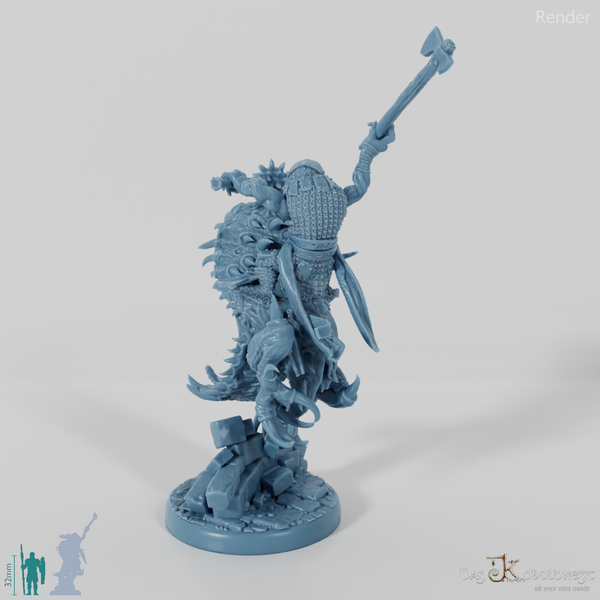 Mountain Goblin Trollhound Rider 06