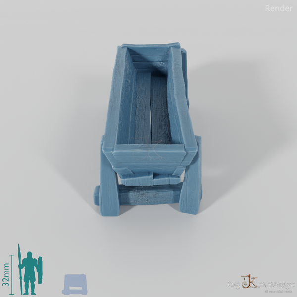 Futterstelle - Hölzerner Futtertrog