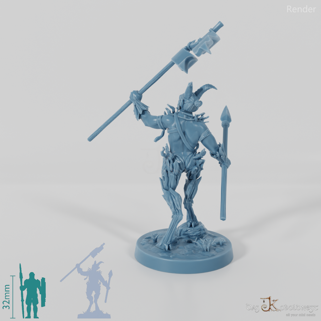 Faun banner bearer 02