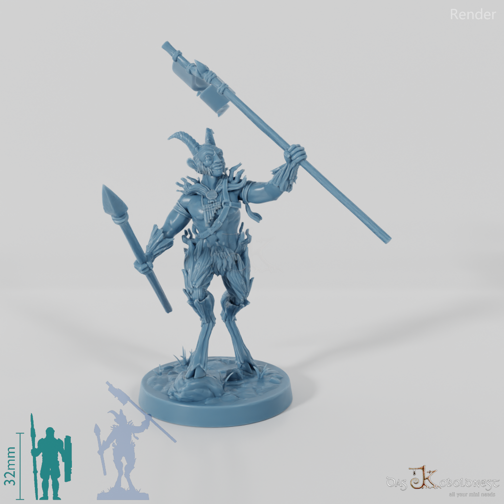 Faun banner bearer 02