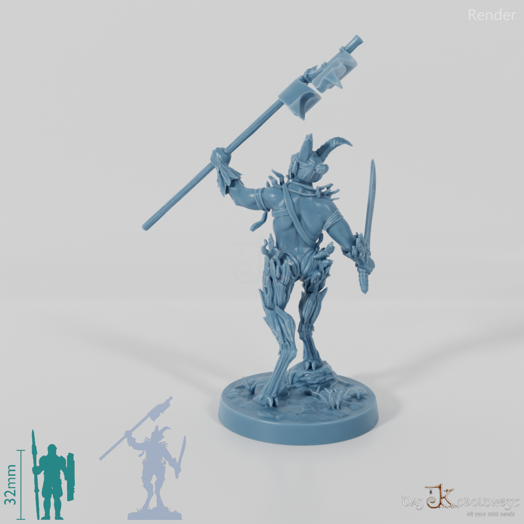 Faun banner bearer 04