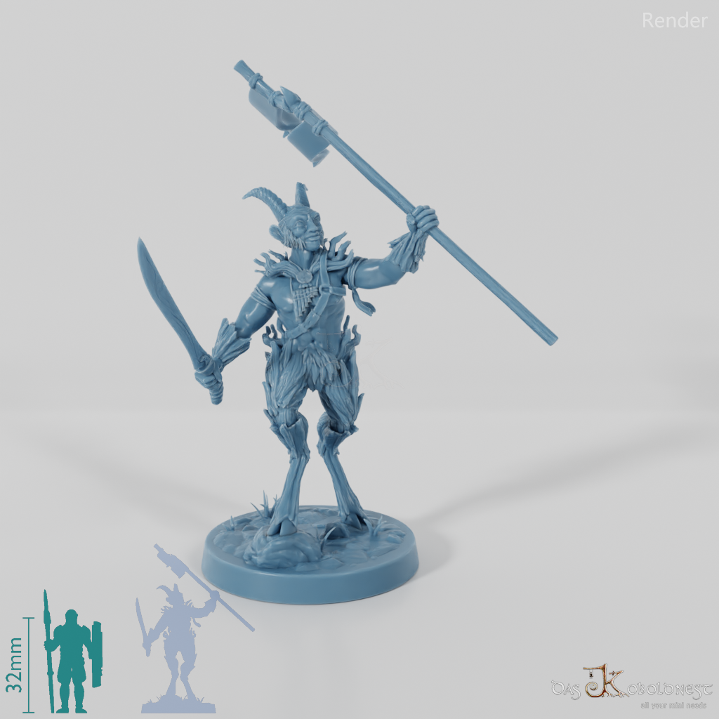 Faun banner bearer 04