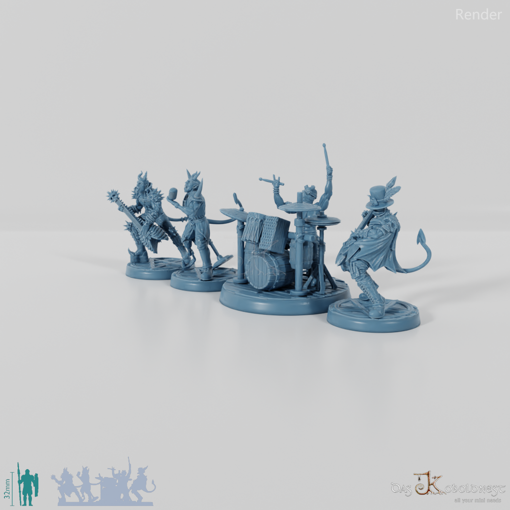 Unicorn Meat Pie - Tiefling metal band