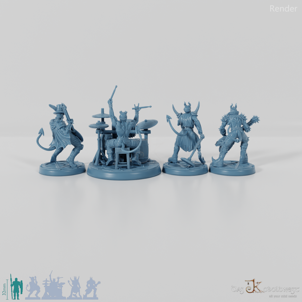 Unicorn Meat Pie - Tiefling metal band