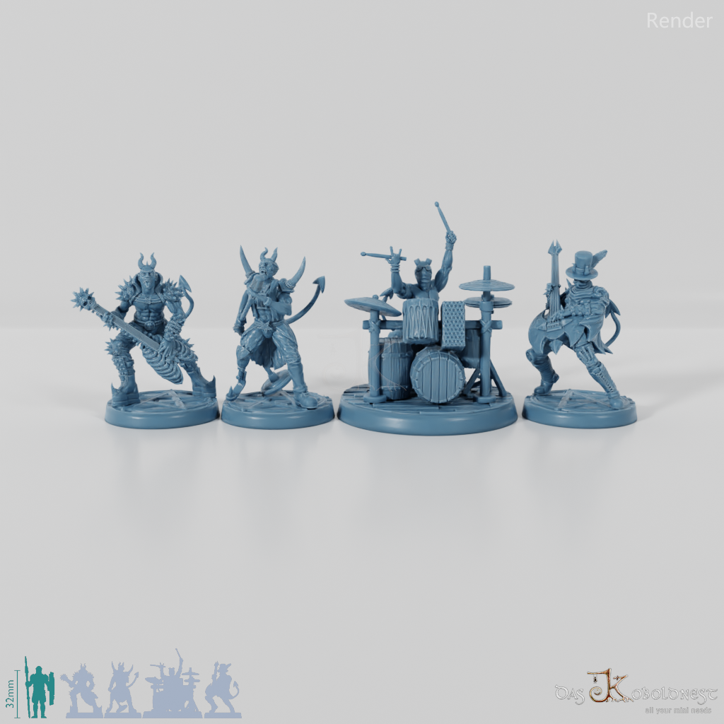 Unicorn Meat Pie - Tiefling metal band