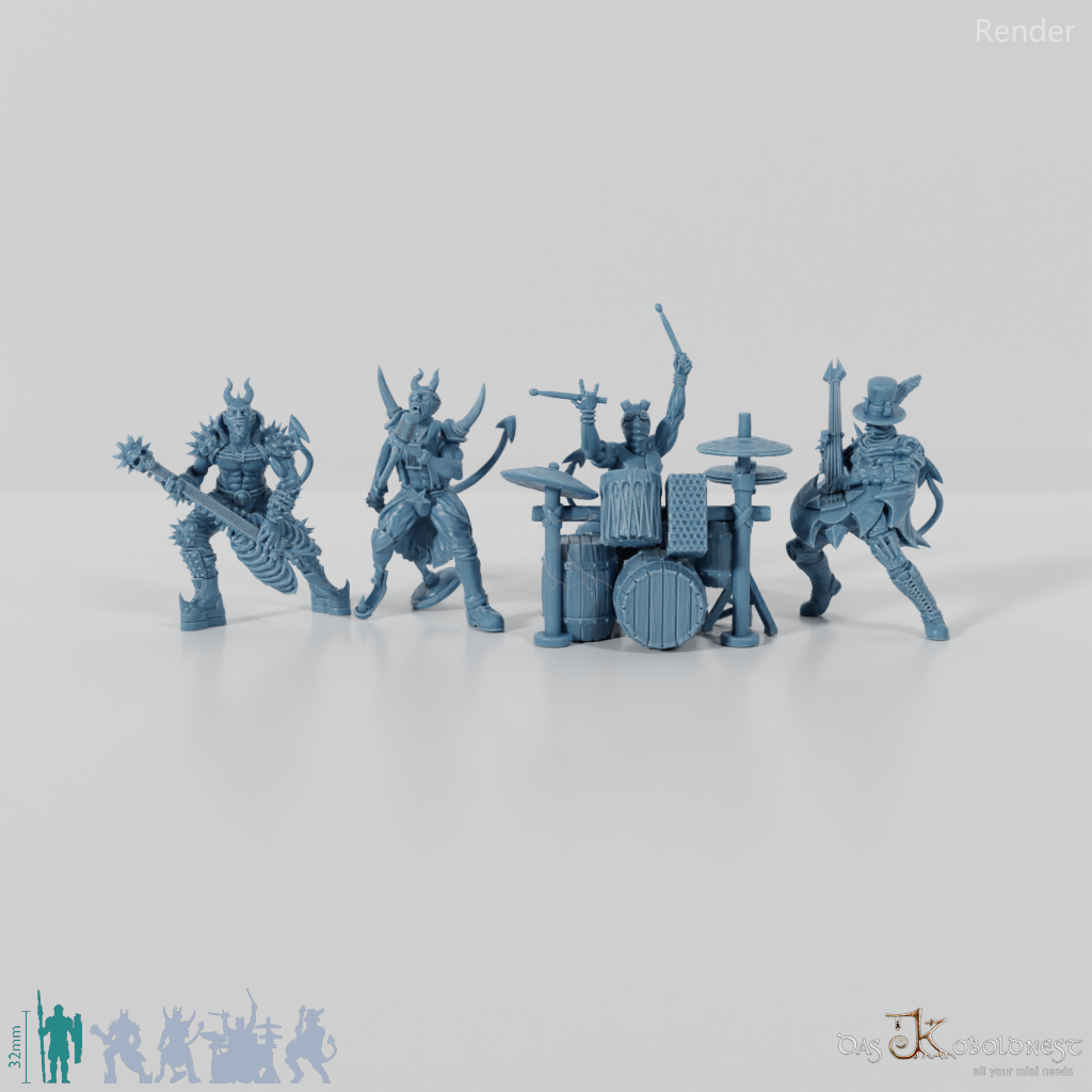 Unicorn Meat Pie - Tiefling metal band