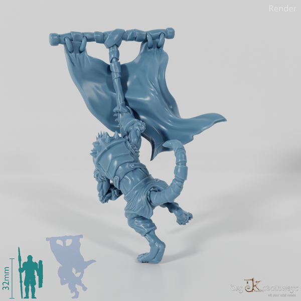 Vermin Warriors standard bearer