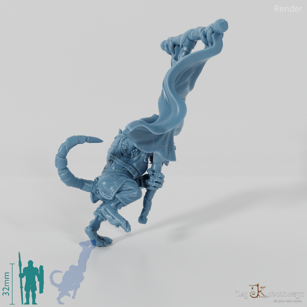 Vermin Warriors standard bearer