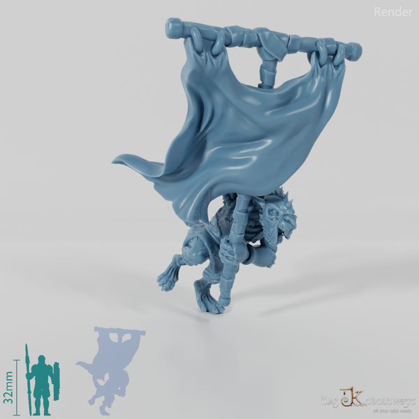 Vermin Warriors standard bearer