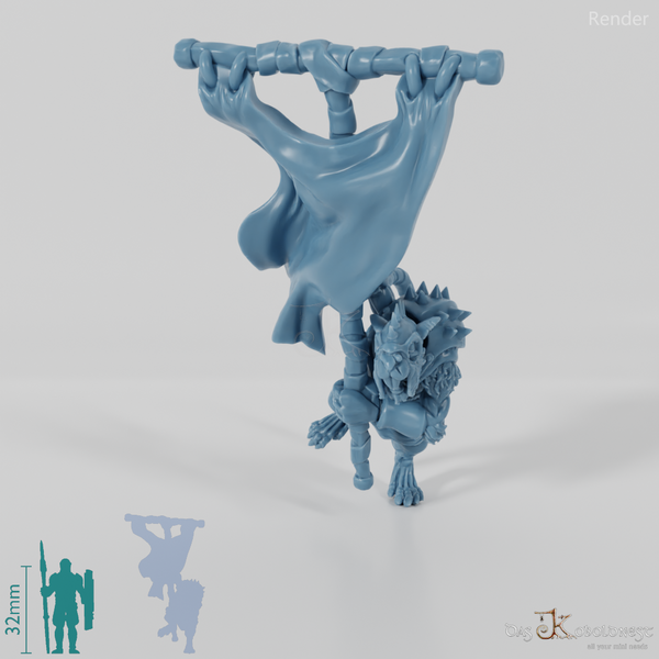 Vermin Warriors standard bearer