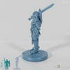 Vaultamir, Stoic Barbarian with Sword (Pose 1)