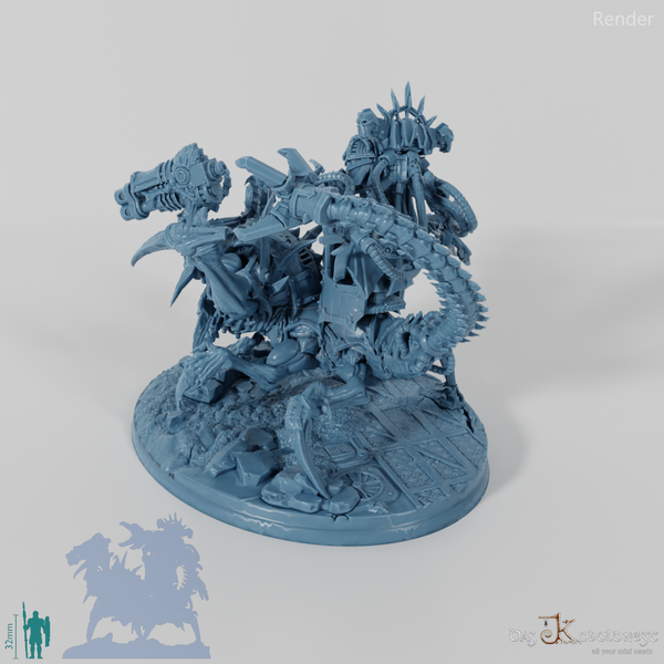 Void Blessed Soldiers - Void Blessed Father auf Mech mit Maschinenkanonen