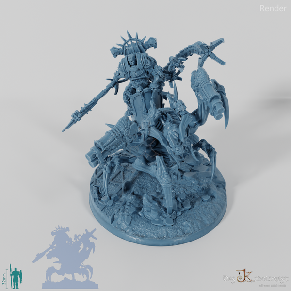 Void Blessed Soldiers - Void Blessed Father auf Mech mit Maschinenkanonen