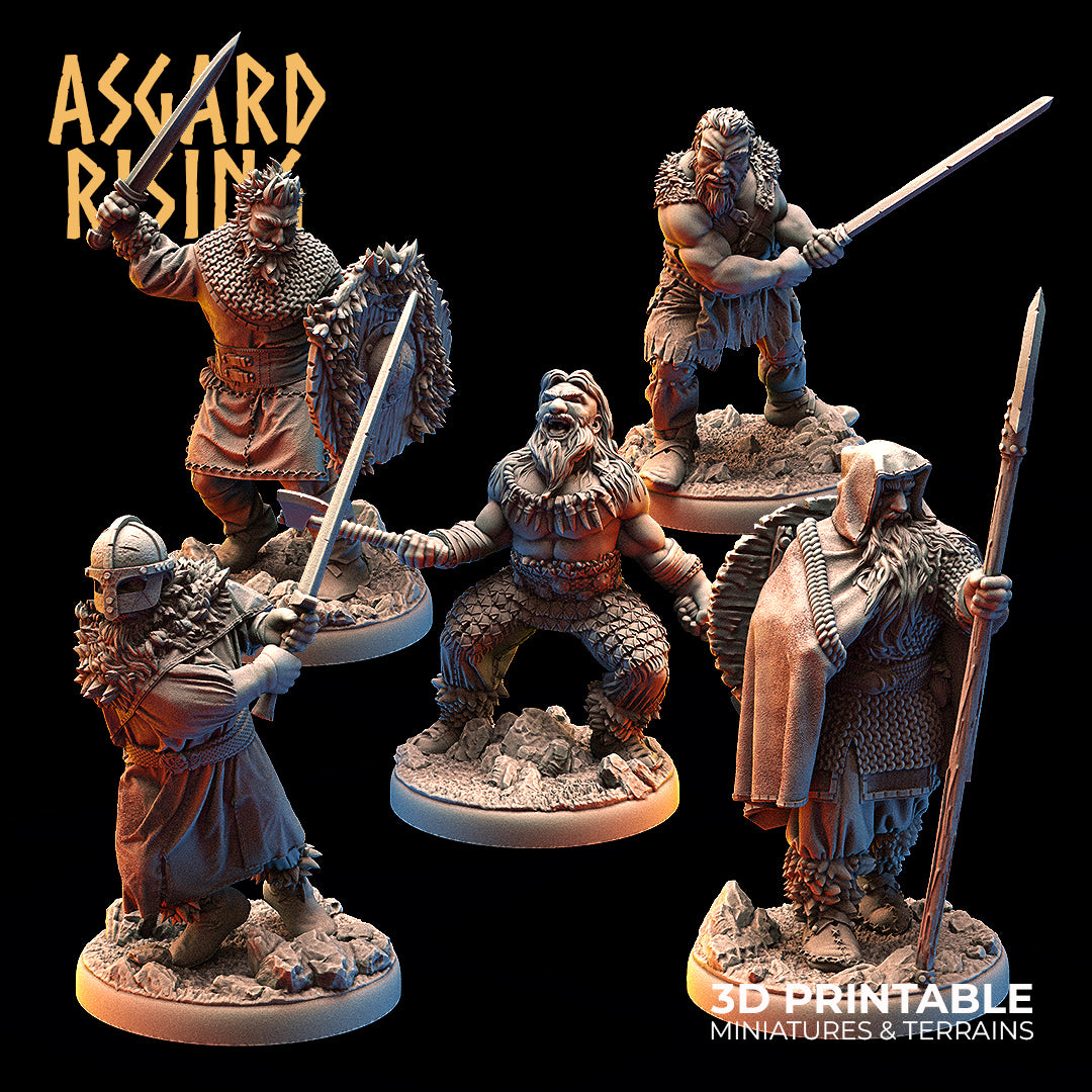 Viking Guardians from the White Bear Clan - Complete Set