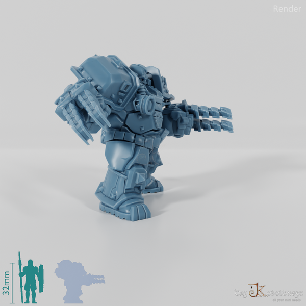 Khazaroth Empire - Iron Mole with Bladed Gauntlet 05