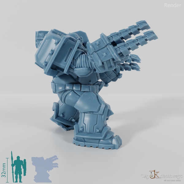 Khazaroth Empire - Iron Mole with Bladed Gauntlet 08