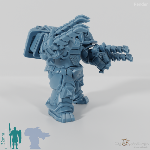 Khazaroth Empire - Iron Mole with Bladed Gauntlet 08