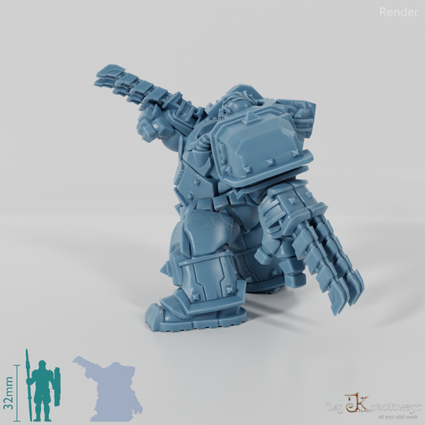 Khazaroth Empire - Iron Mole with Bladed Gauntlet 09