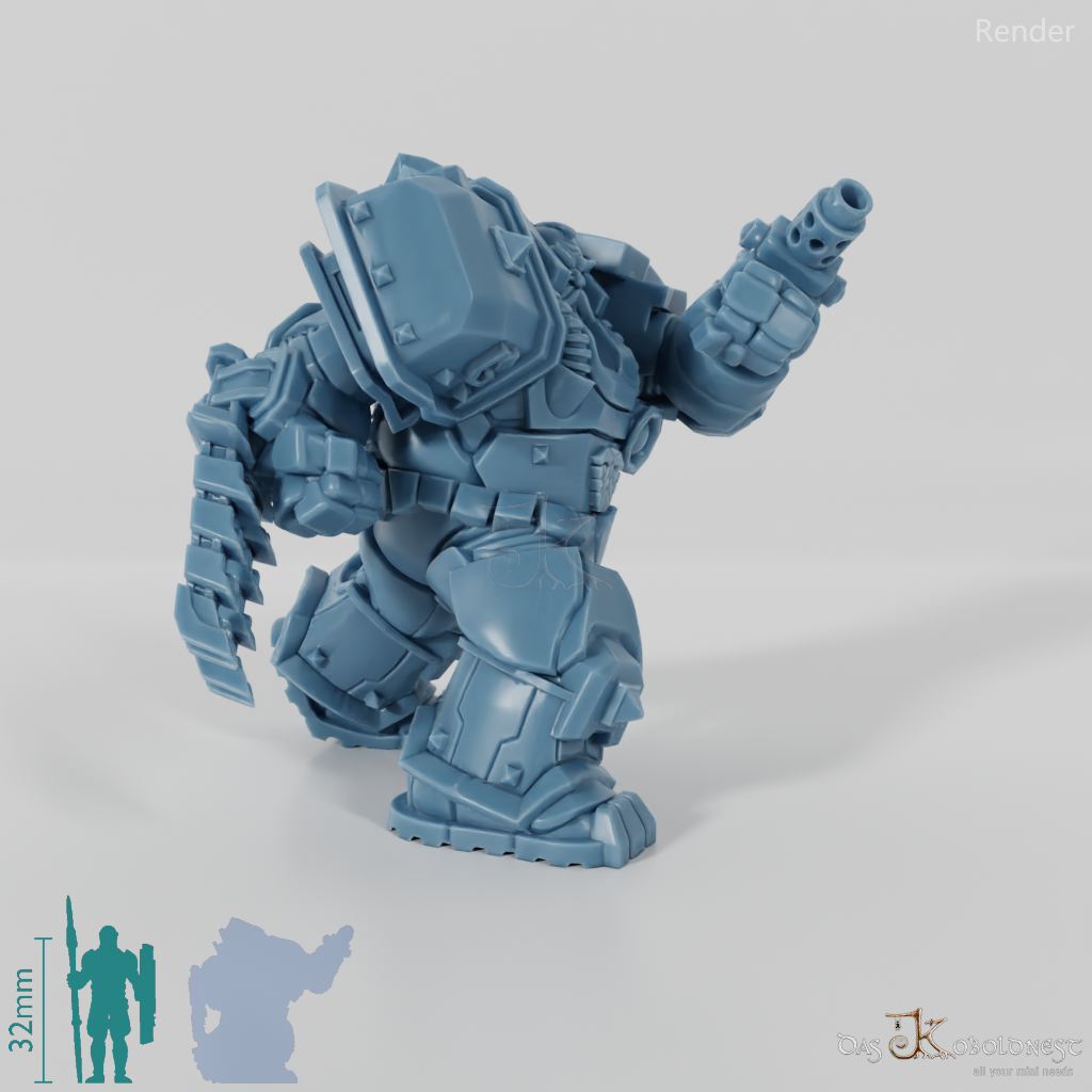 Khazaroth Empire - Iron Mole mit Klingenhandschuh und Pistole 10