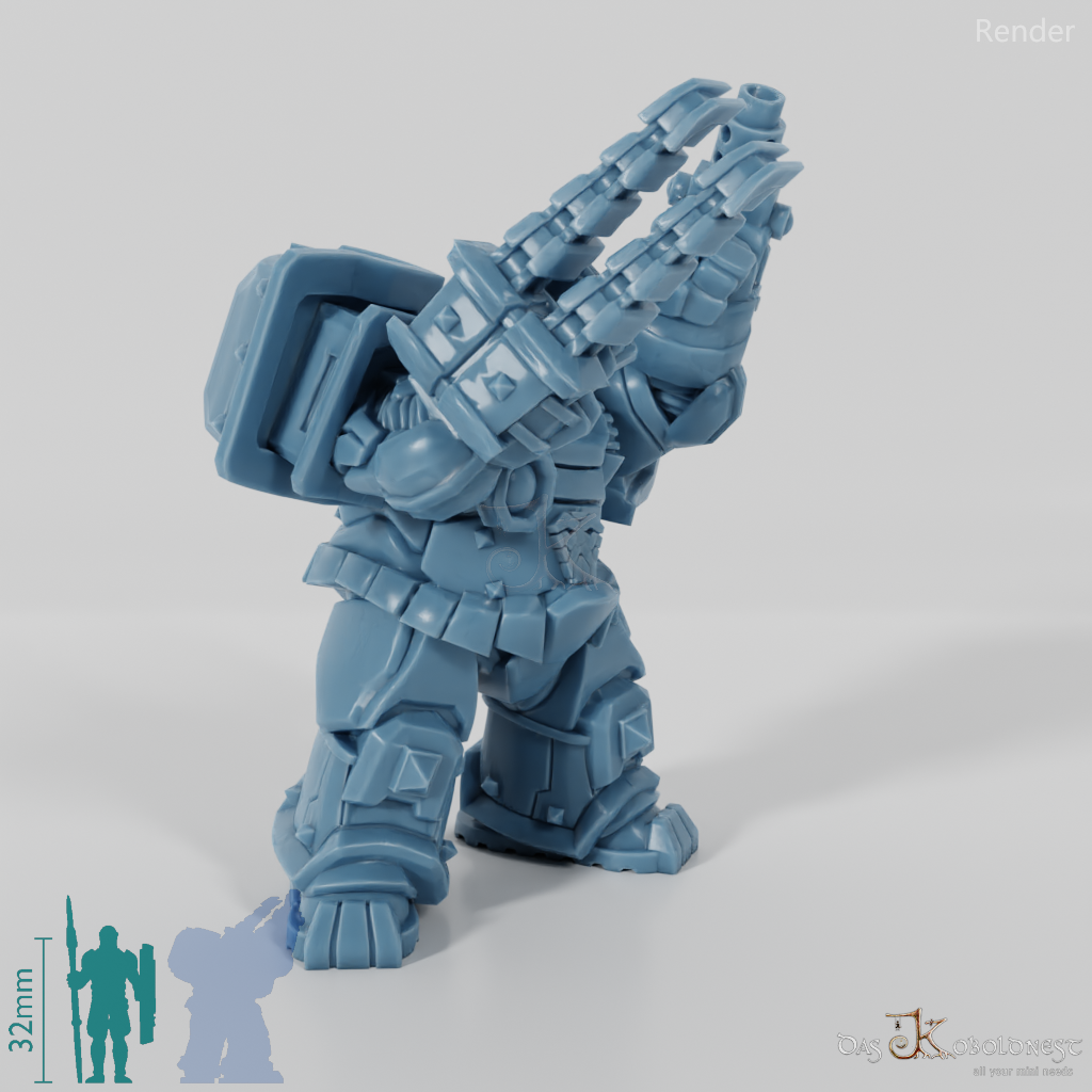 Khazaroth Empire - Iron Mole with bladed glove and pistol 03