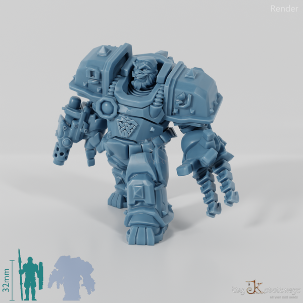 Khazaroth Empire - Iron Mole with bladed glove and pistol 04