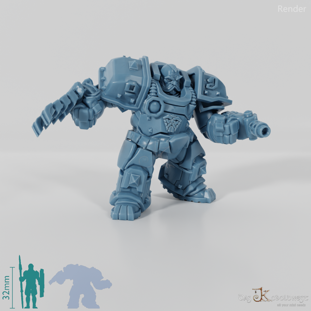 Khazaroth Empire - Iron Mole mit Klingenhandschuh und Pistole 05
