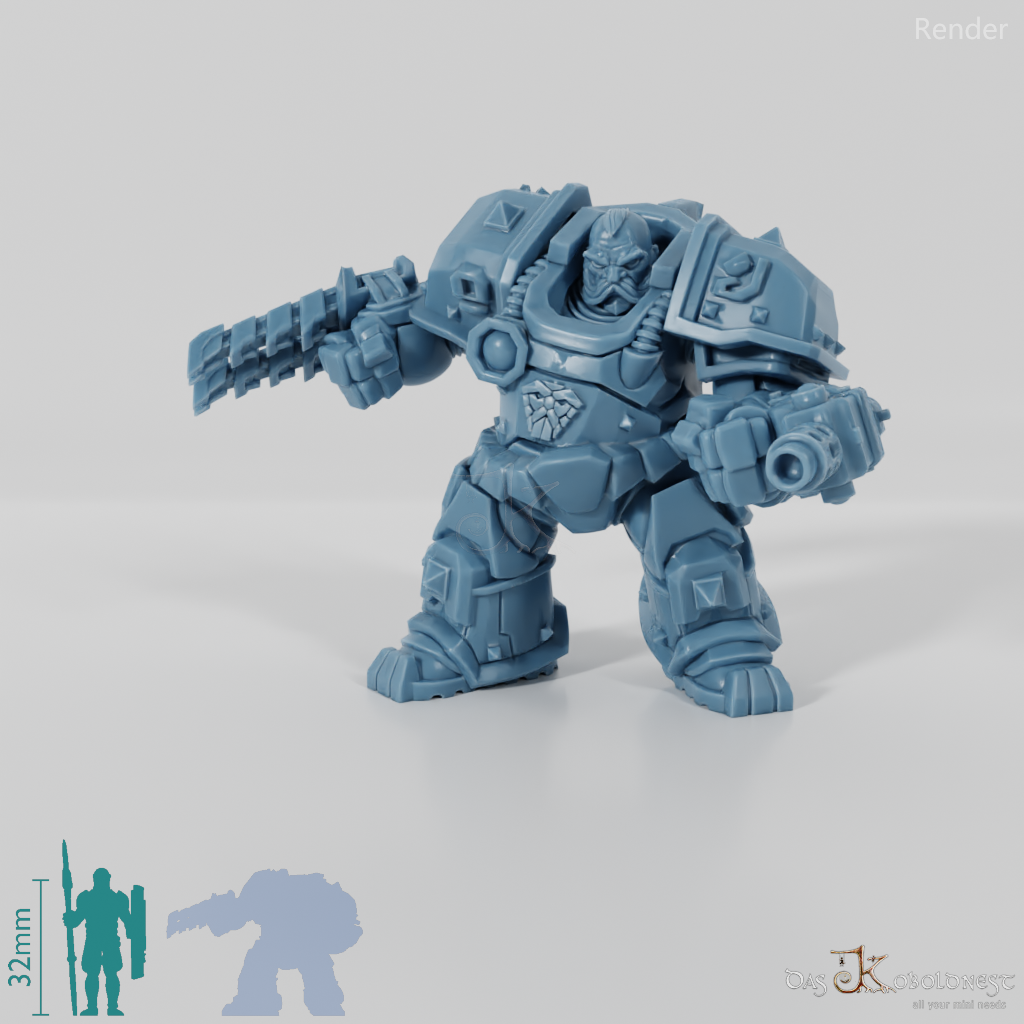 Khazaroth Empire - Iron Mole with bladed glove and pistol 05