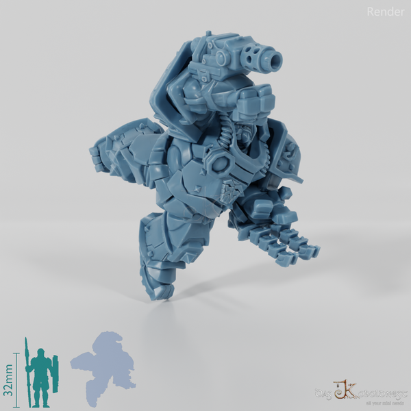 Khazaroth Empire - Iron Mole mit Klingenhandschuh und Pistole 06