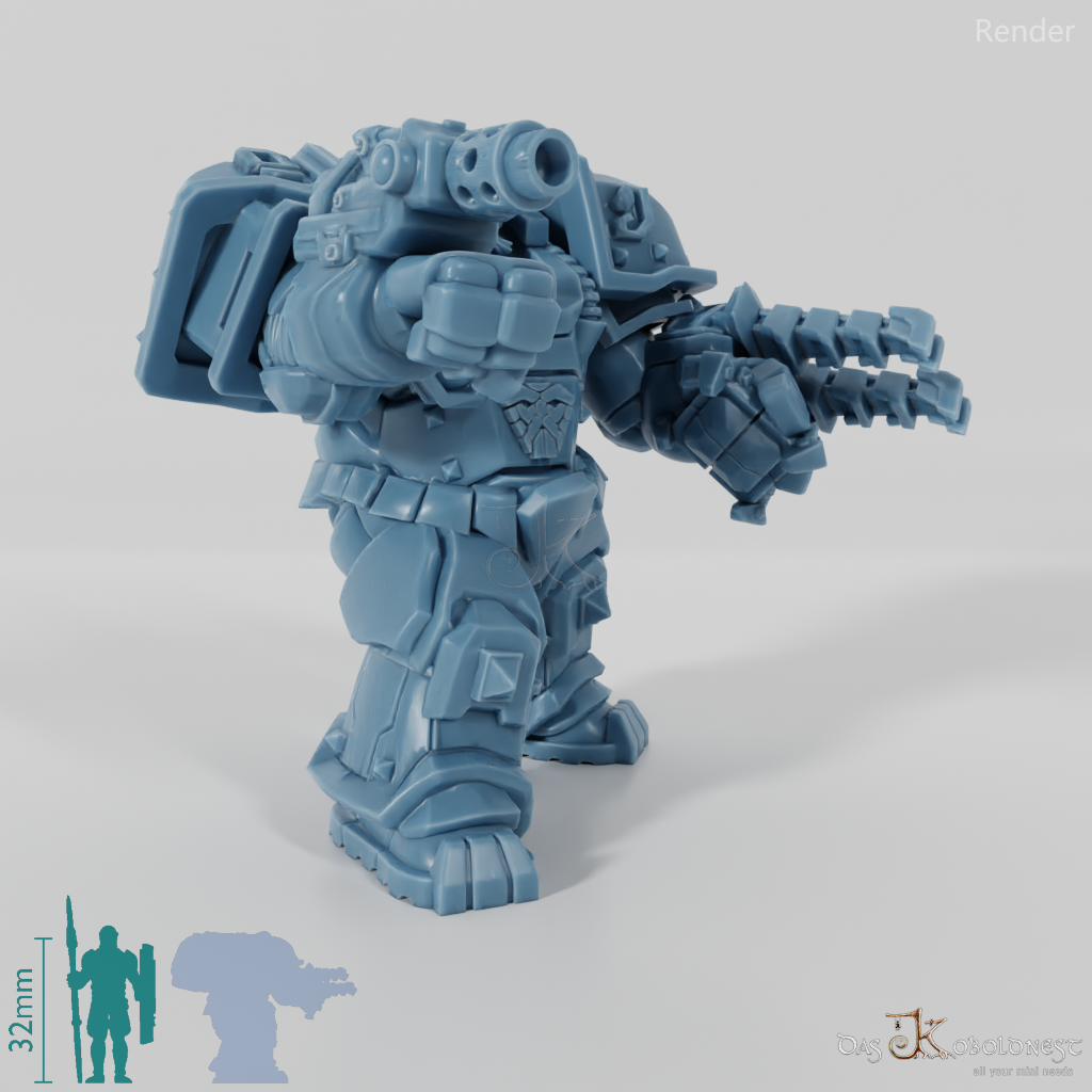 Khazaroth Empire - Iron Mole mit Klingenhandschuh und Pistole 08