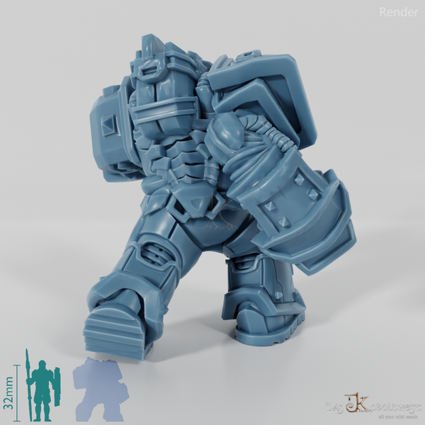 Khazaroth Empire - Iron Mole mit Kampfhandschuh und Pistole 10