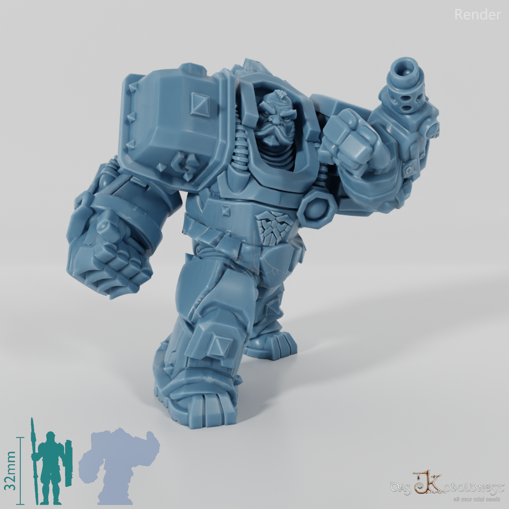 Khazaroth Empire - Iron Mole mit Kampfhandschuh und Pistole 10