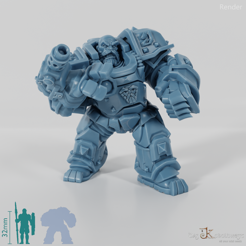 Khazaroth Empire - Iron Mole mit Kampfhandschuh und Pistole 02