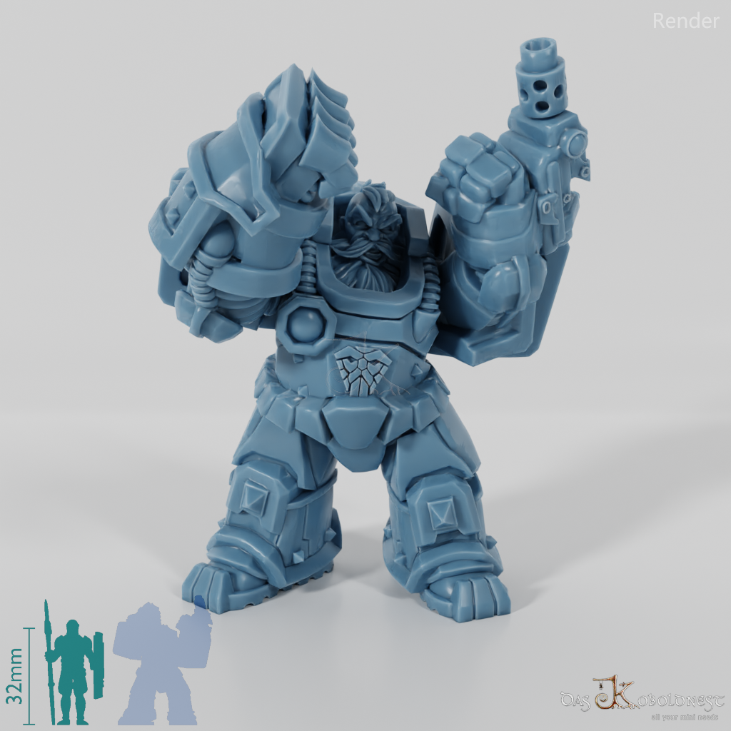 Khazaroth Empire - Iron Mole mit Kampfhandschuh und Pistole 03