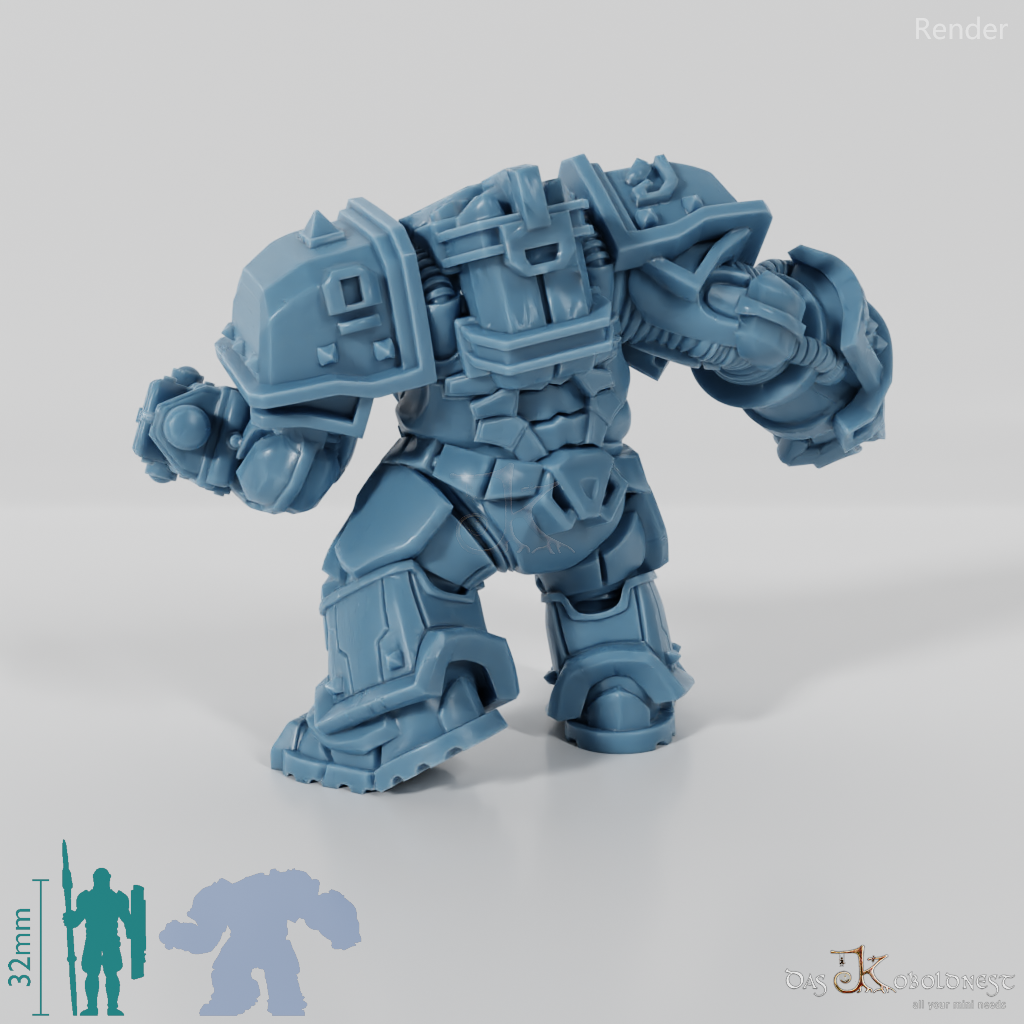 Khazaroth Empire - Iron Mole mit Kampfhandschuh und Pistole 05