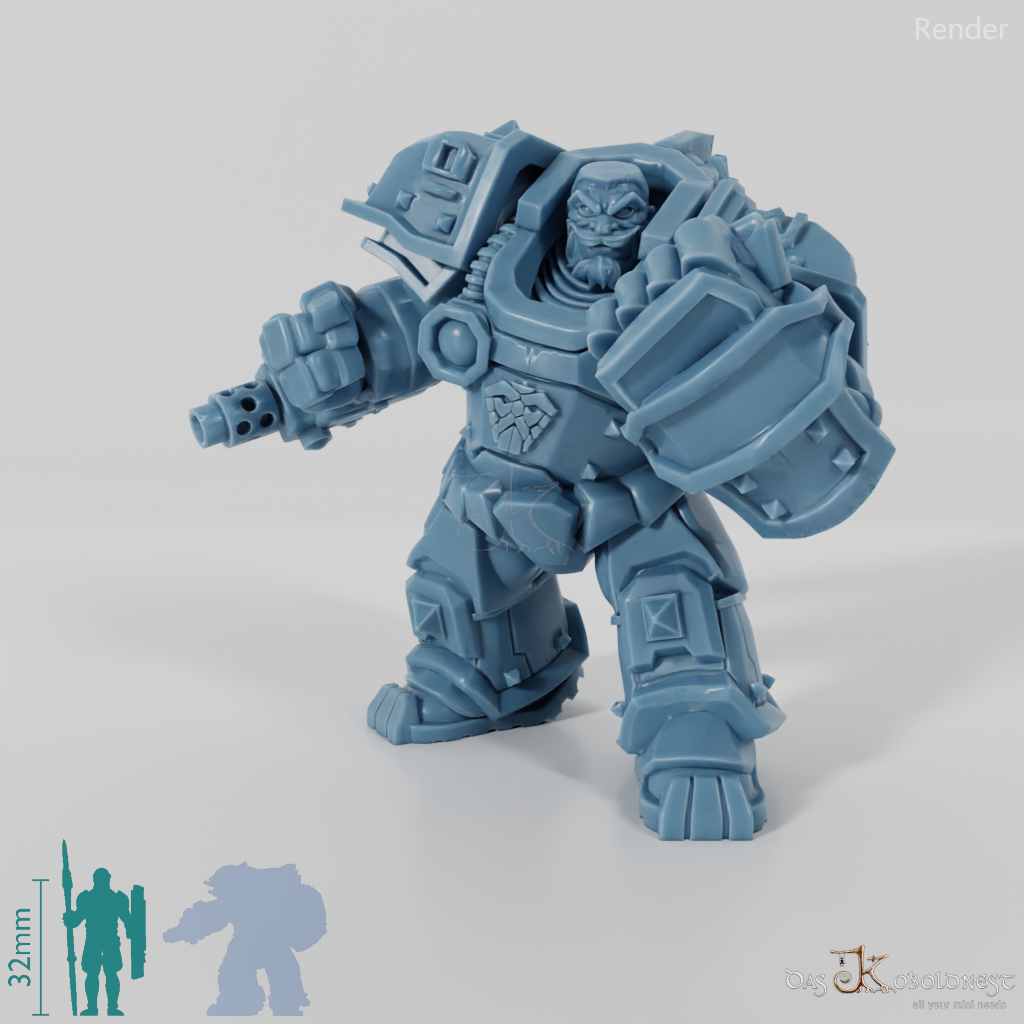 Khazaroth Empire - Iron Mole mit Kampfhandschuh und Pistole 07