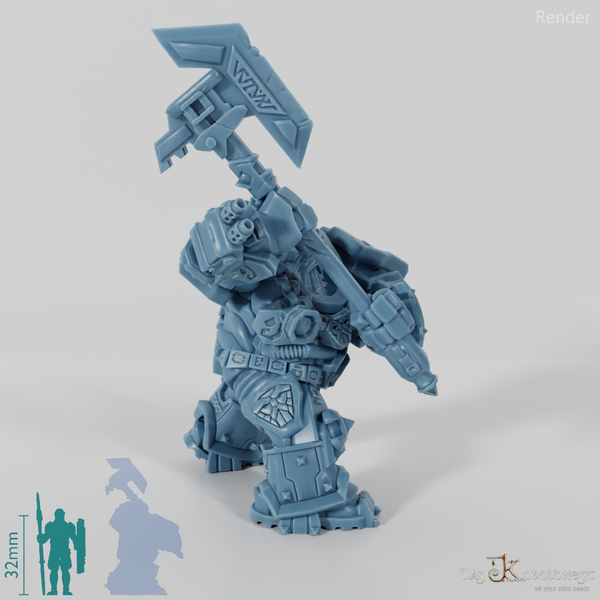 Khazaroth Empire - Iron Mole Digmaster with axe