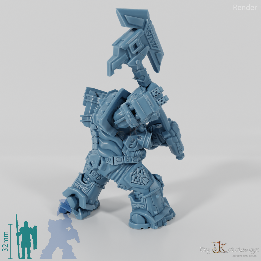 Khazaroth Empire - Iron Mole Digmaster mit Axt