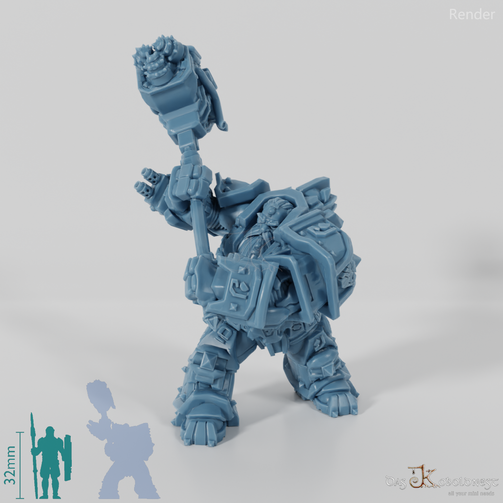 Khazaroth Empire - Iron Mole Digmaster mit Hammer