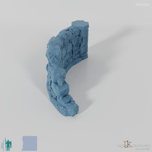 Fauns Labyrinth - Small Wall Curve C