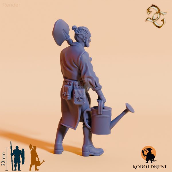 Walter Grower, Gärtner