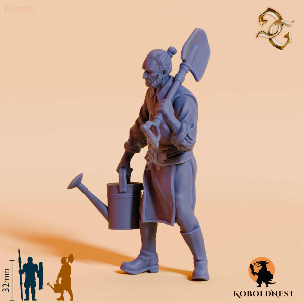 Walter Grower, Gärtner