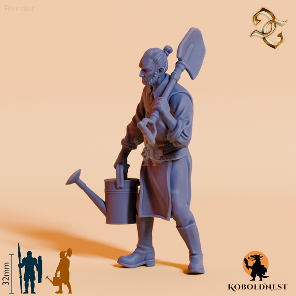 Walter Grower, Gärtner