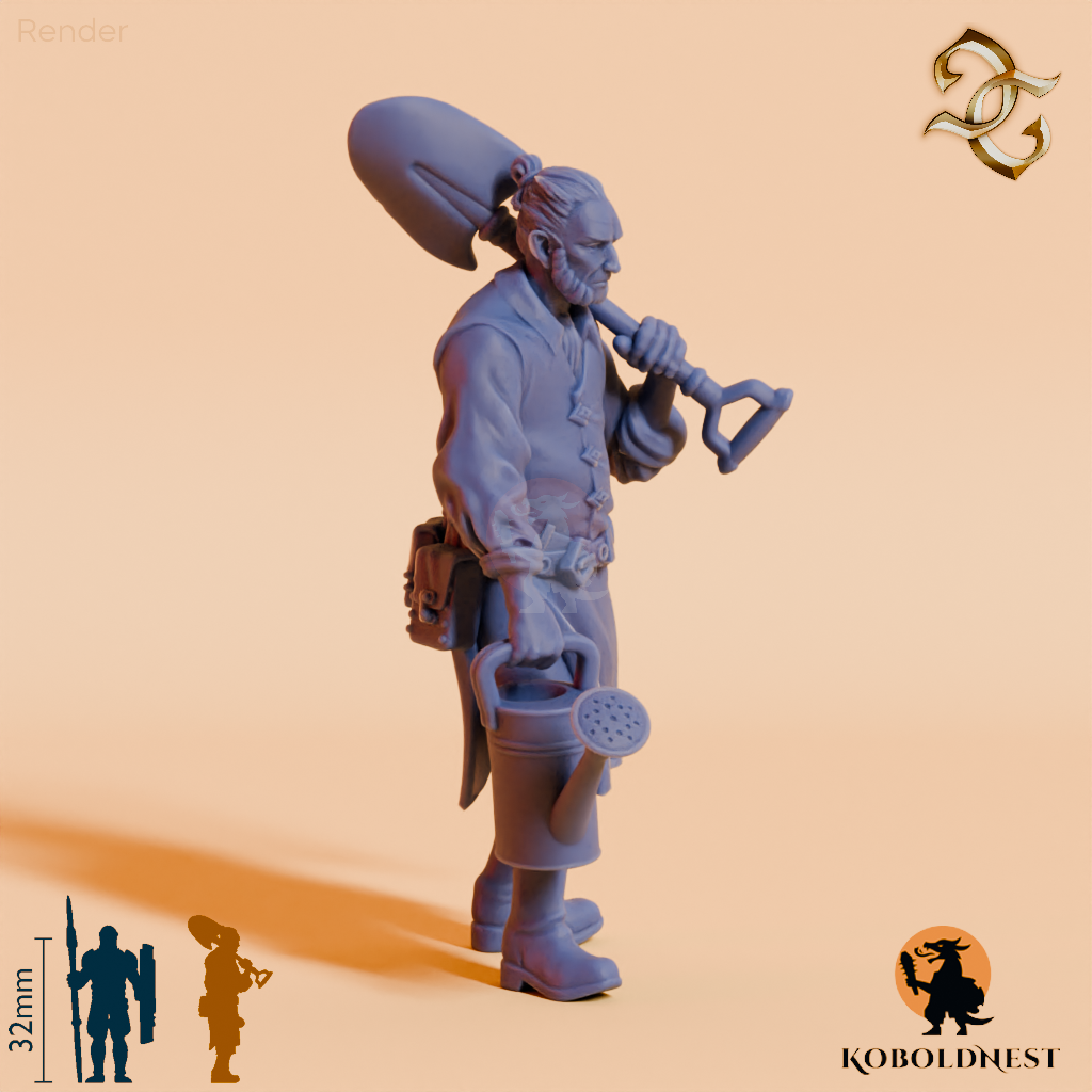 Walter Grower, Gärtner