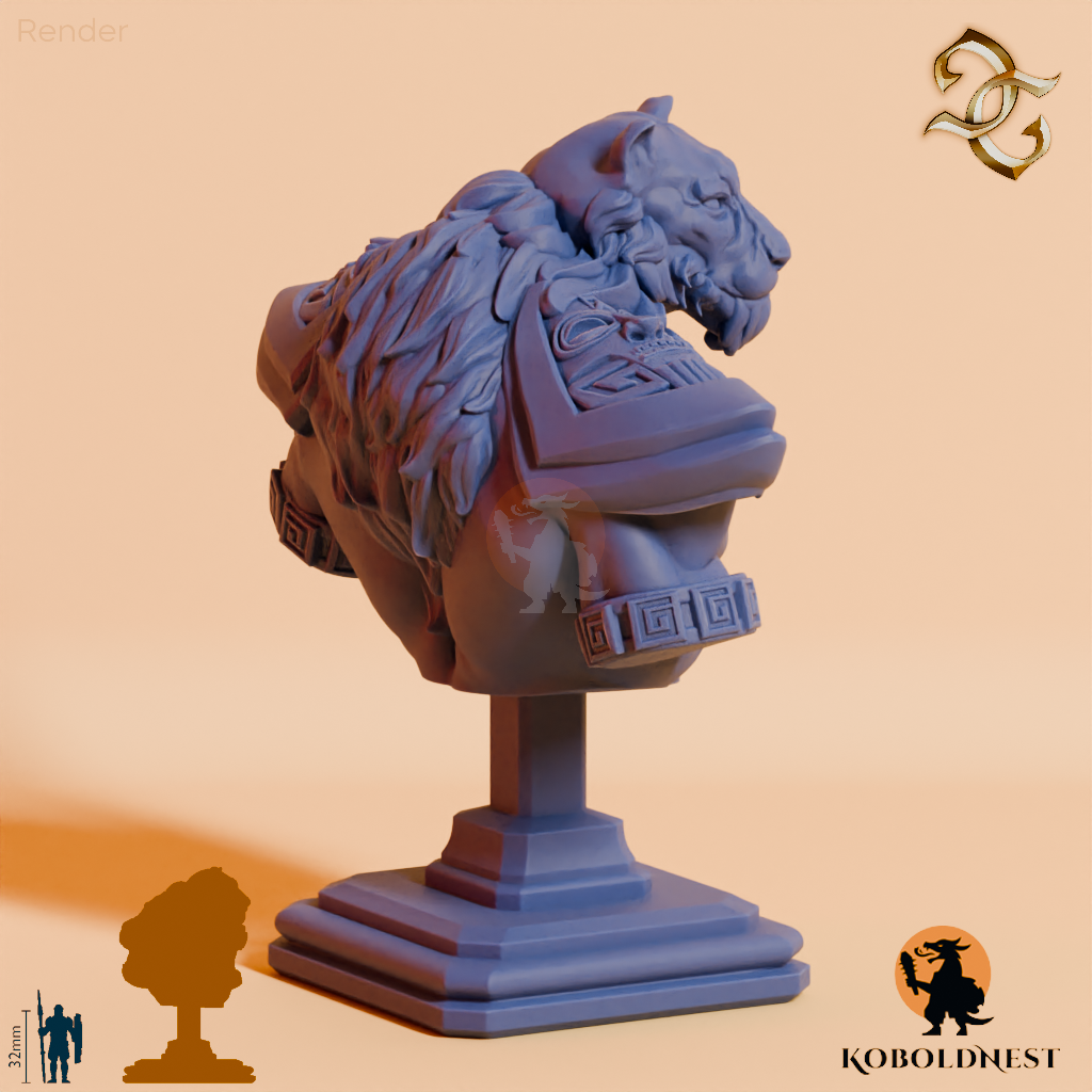 Büste - Krieger des Clans der Letzten Nacht