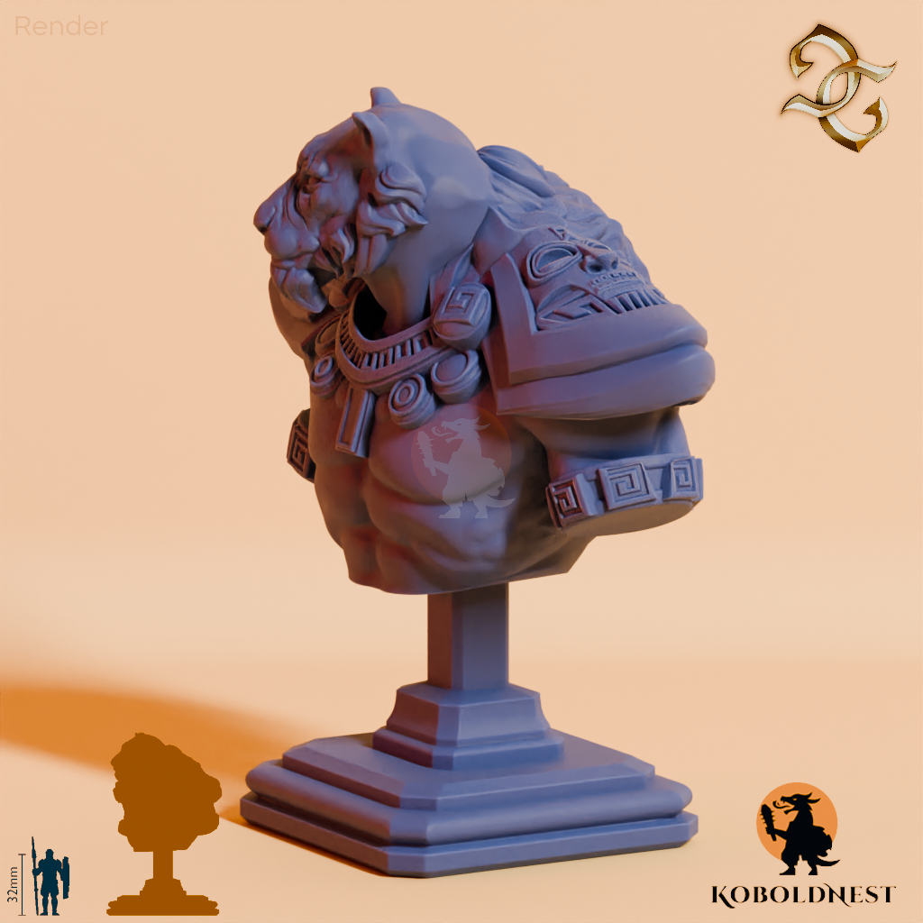 Büste - Krieger des Clans der Letzten Nacht